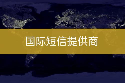 國際短信提供商