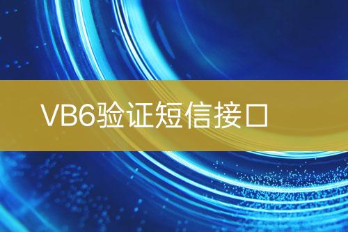 VB6驗(yàn)證短信接口
