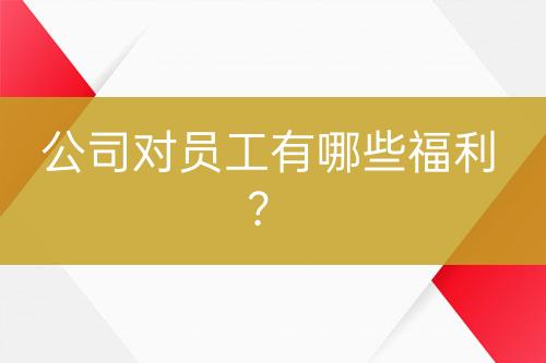 公司對(duì)員工有哪些福利？