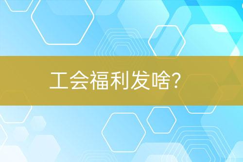 工會(huì)福利發(fā)啥？