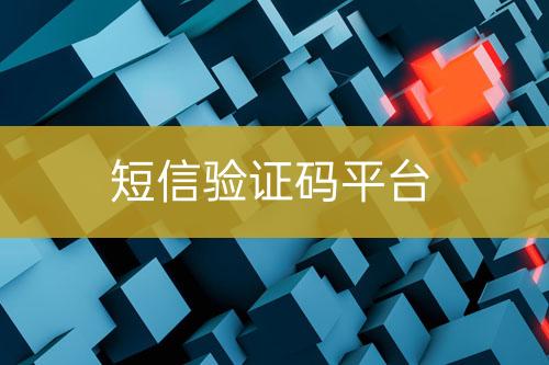 短信驗(yàn)證碼平臺(tái)